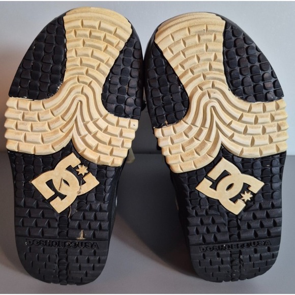 DC Womens Lodge Boots Snow Waterproof Faux Fur Black White US Size 8 (EUR 39) - Picture 6 of 7